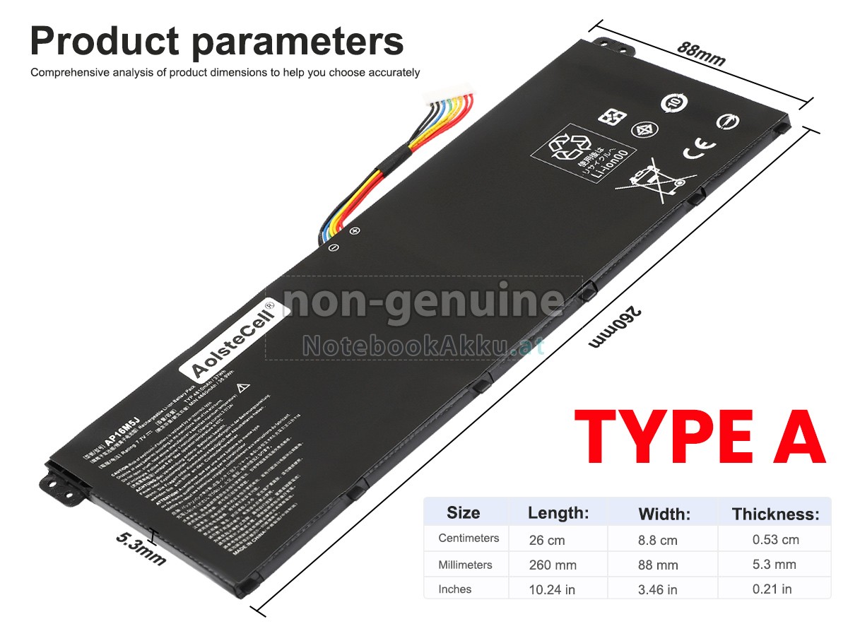 Akku für Acer Aspire 1 A114-31-P908