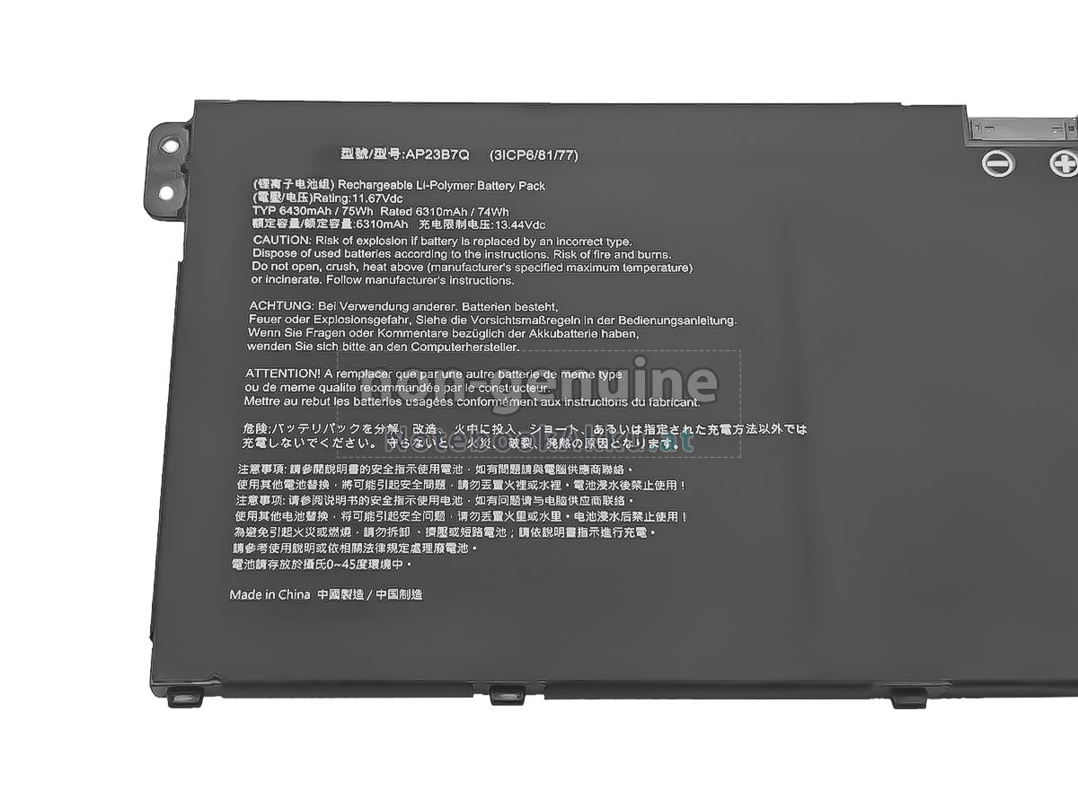 Akku für Acer AP23B7Q