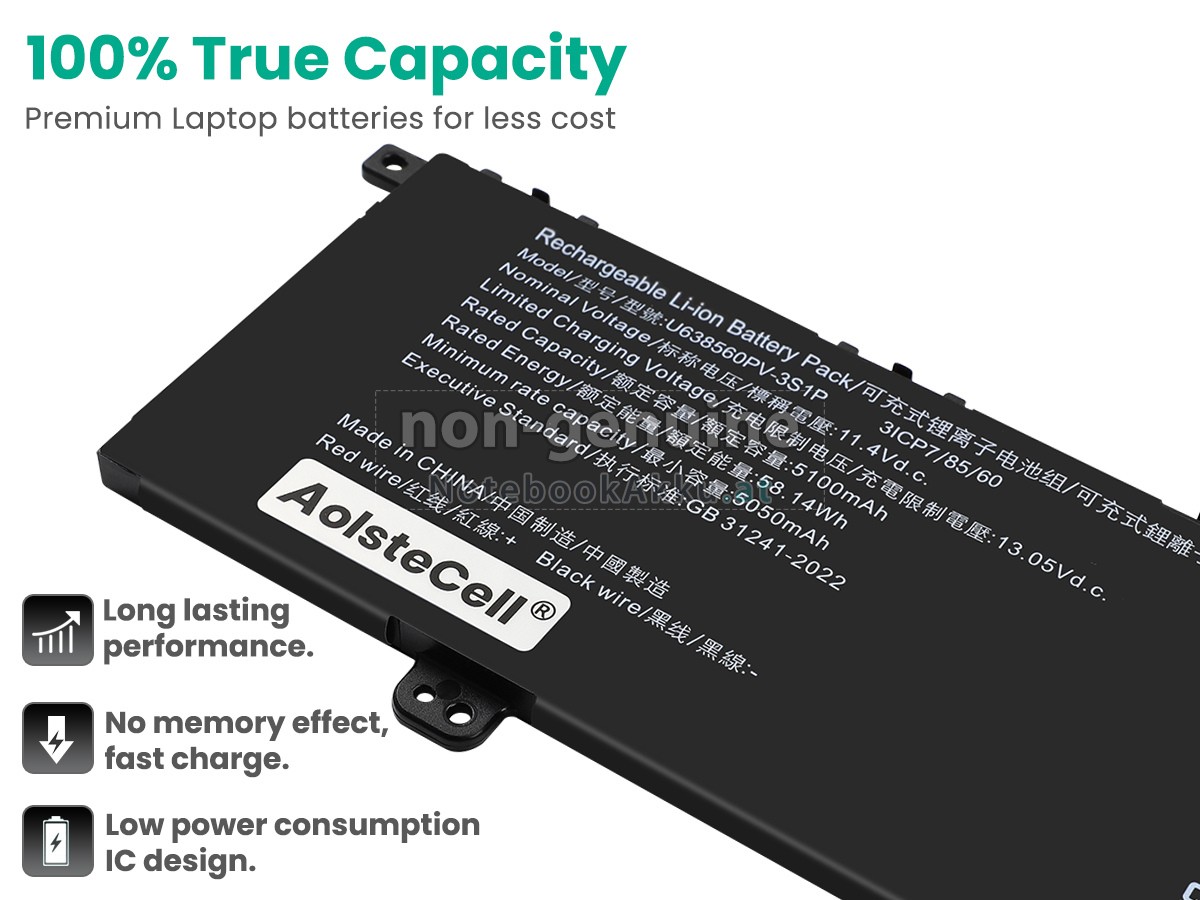 Akku für Acer U638560PV-3S1P