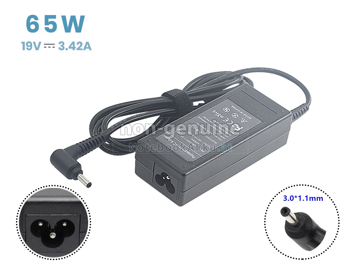 Adapter für Acer 65W 19V-3.42A 3.0*1.1MM