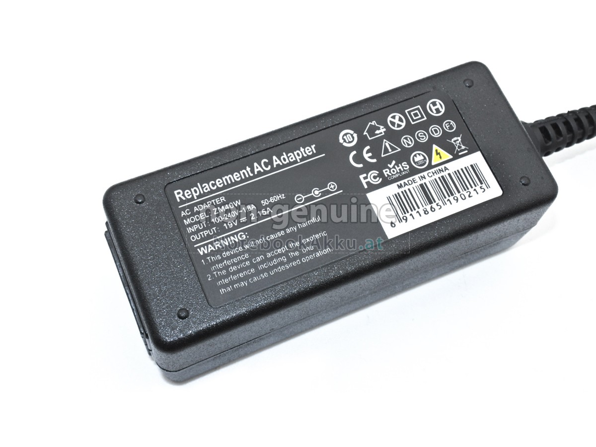 Adapter für Acer 40W 19V-2.15A 100-240V~1.8A 50/60HZ