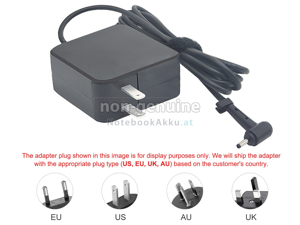 Adapter für Acer 45W 19V-2.37A 100-240V~1.6A 50/60HZ
