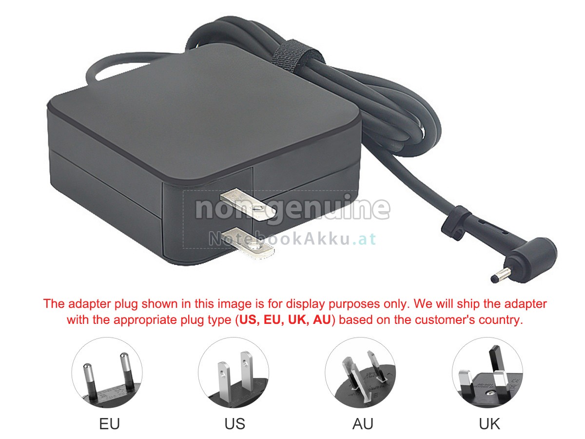 Adapter für Acer 65W 19V-3.42A 3.0*1.1MM