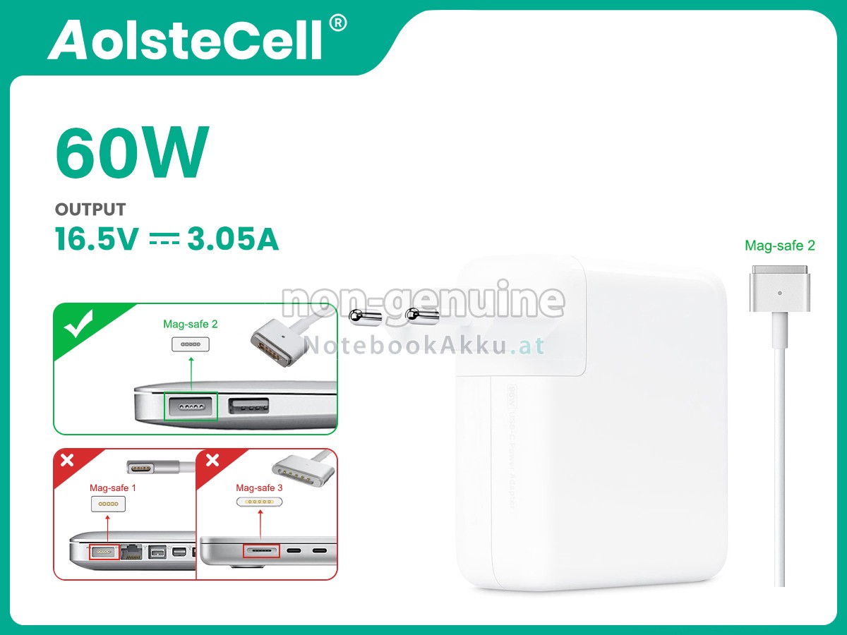 Adapter für Apple MAGSAFE 2 60W A1435