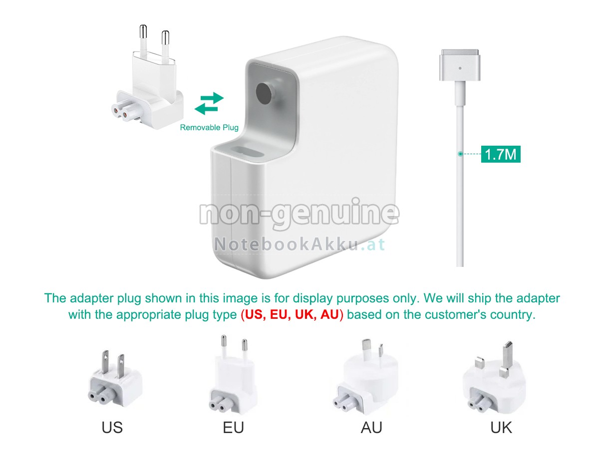 Adapter für Apple MAGSAFE 2 60W A1435