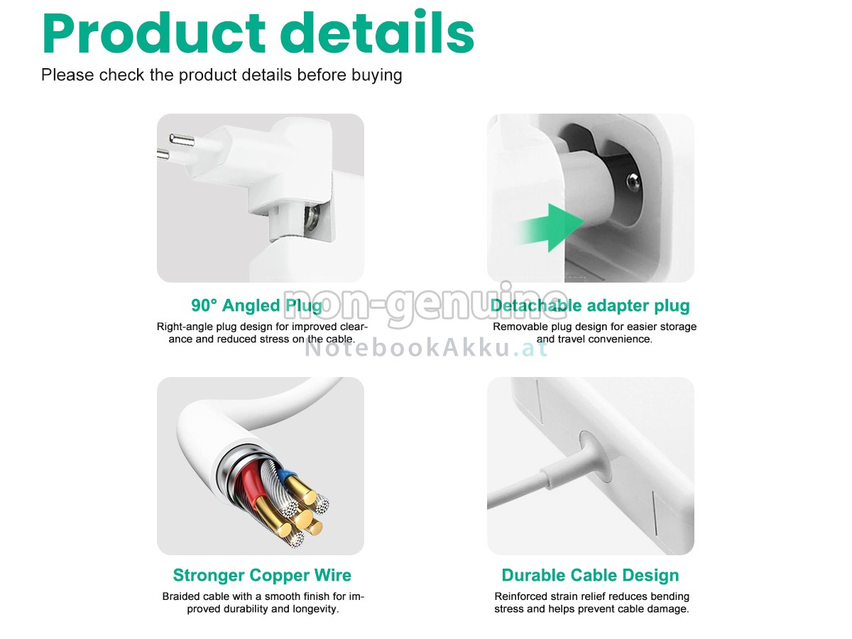 Adapter für Apple MAGSAFE 2 60W A1435