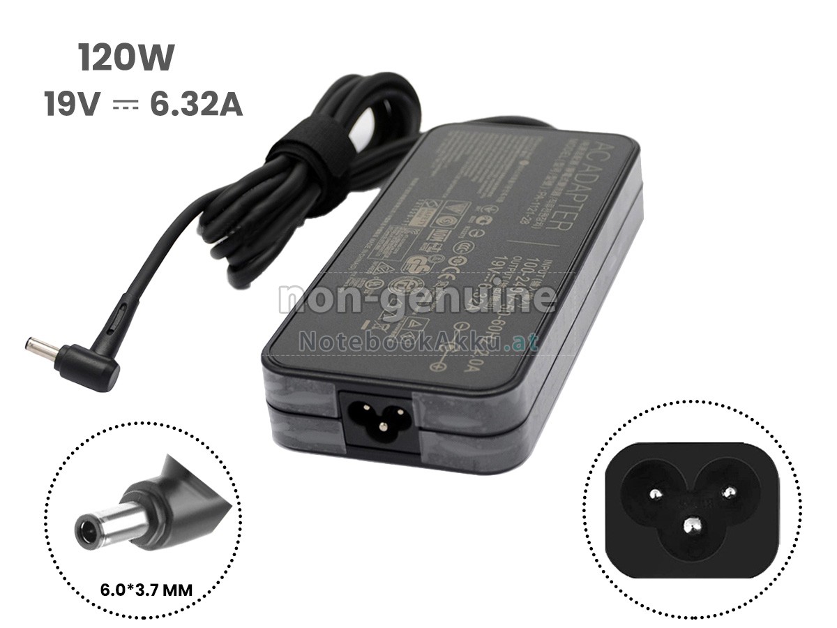 Adapter für Asus 19V 6.32A 120W 6.0*3.7MM