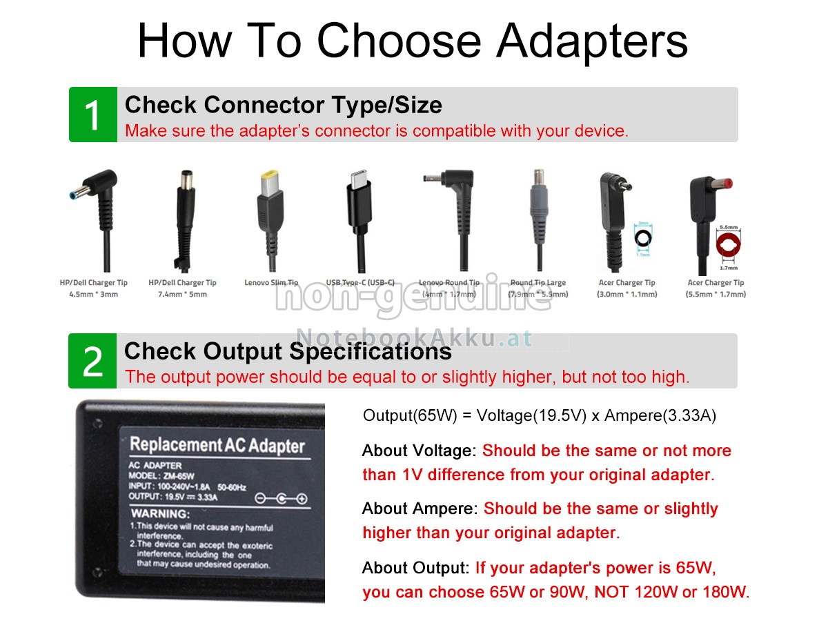 Adapter für Asus 0A001-00449500