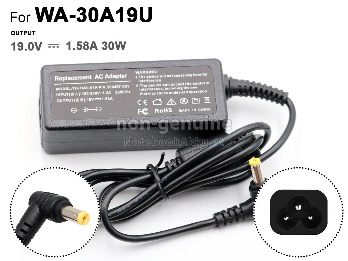Adapter für Dell 30W 19V-1.58A YELLOW