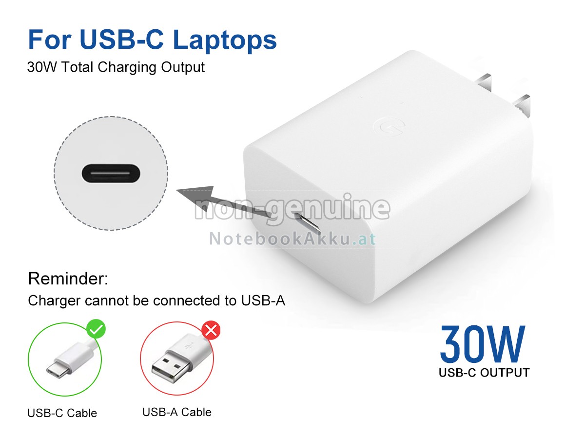 Adapter für Google 30W USB-C POWER CHARGER