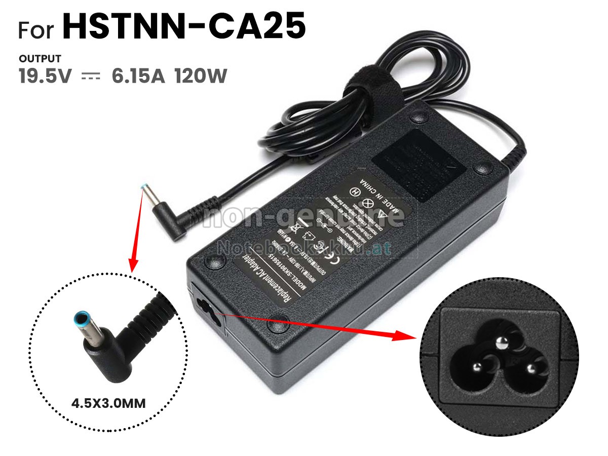 Adapter für HP 120W 19.5V-6.15A 100-240V~2.0A 50/60HZ