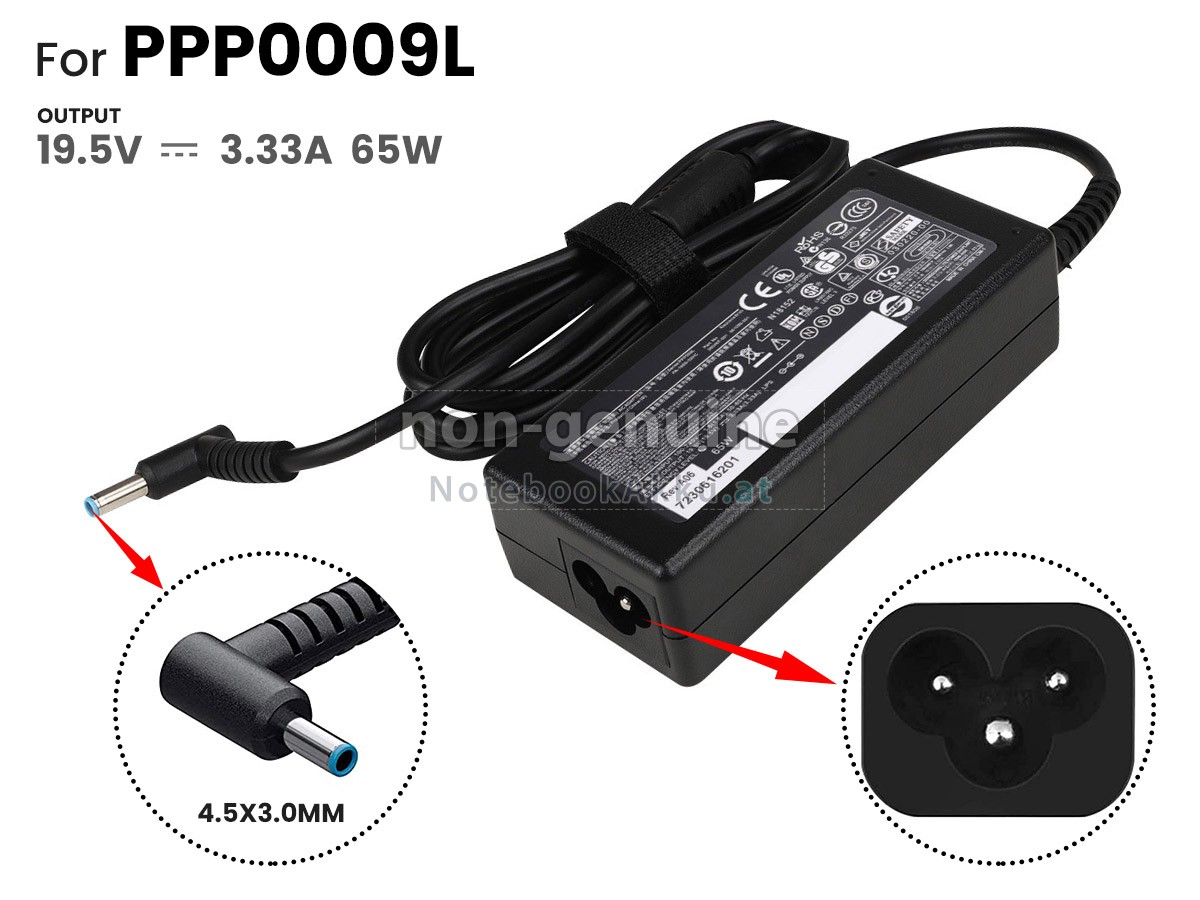 Adapter für HP 65W 19.5V-3.33A 100-240V~1.6A 50/60HZ