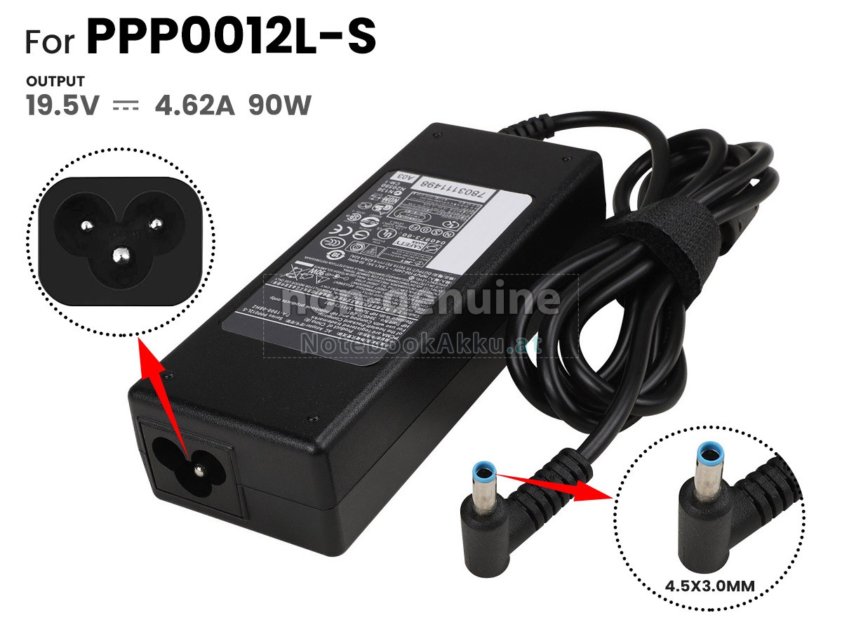 Adapter für HP 90W 19V-4.62A 100-240V~1.5A 50/60HZ