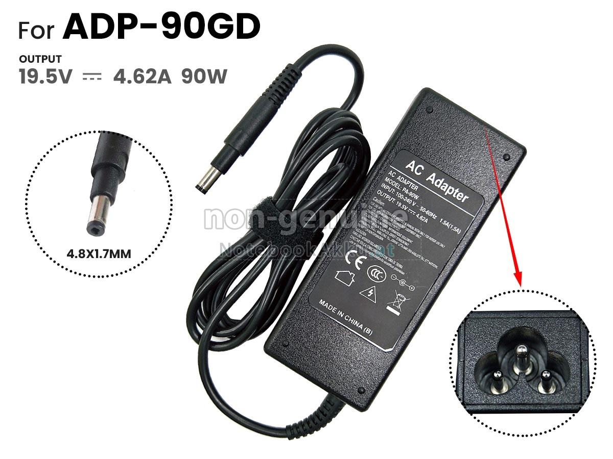 Adapter für HP 90W 19.5V-4.62A 100-240V~1.5A 50/60HZ