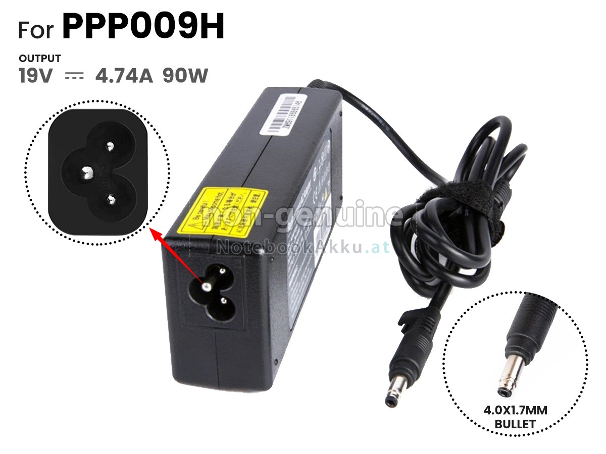 Adapter für HP 90W 19V-4.74A 100-240V~1.8A 50/60HZ