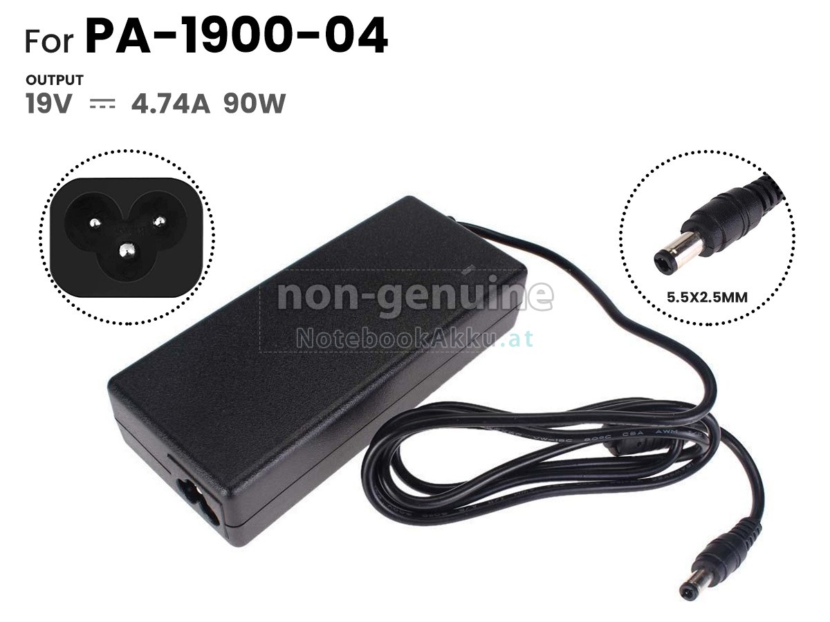 Adapter für HP 90W 19V-4.74A 100-240V~1.5A 50/60HZ