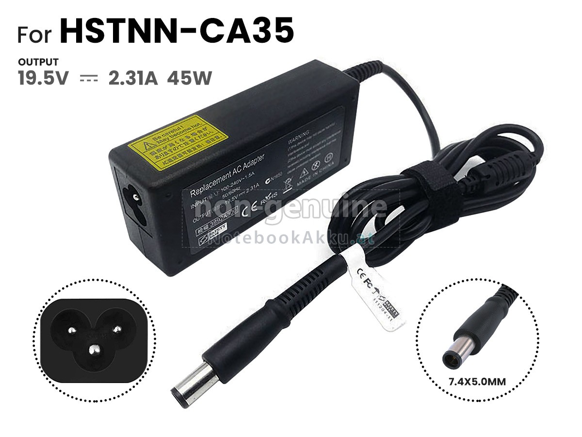 Adapter für HP 45W 19.5V-2.31A 100-240V~1.5A 50/60HZ