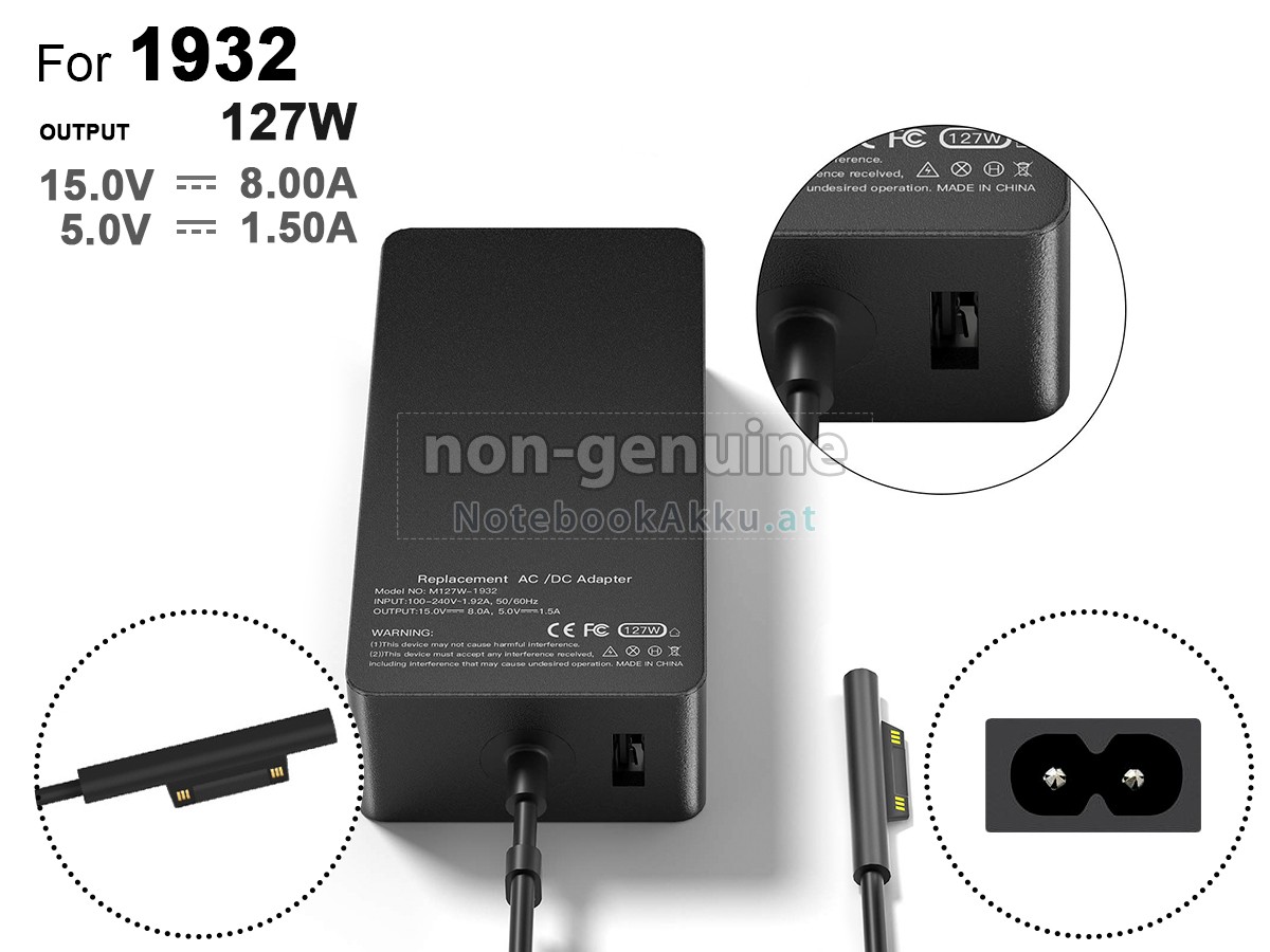 Adapter für Microsoft SURFACE 127W