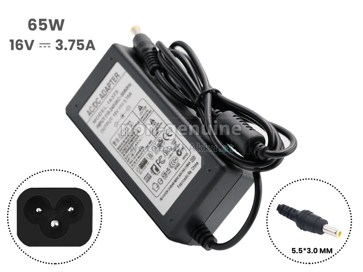 Adapter für Samsung 16V 3.75A 65W 5.5*3.0MM