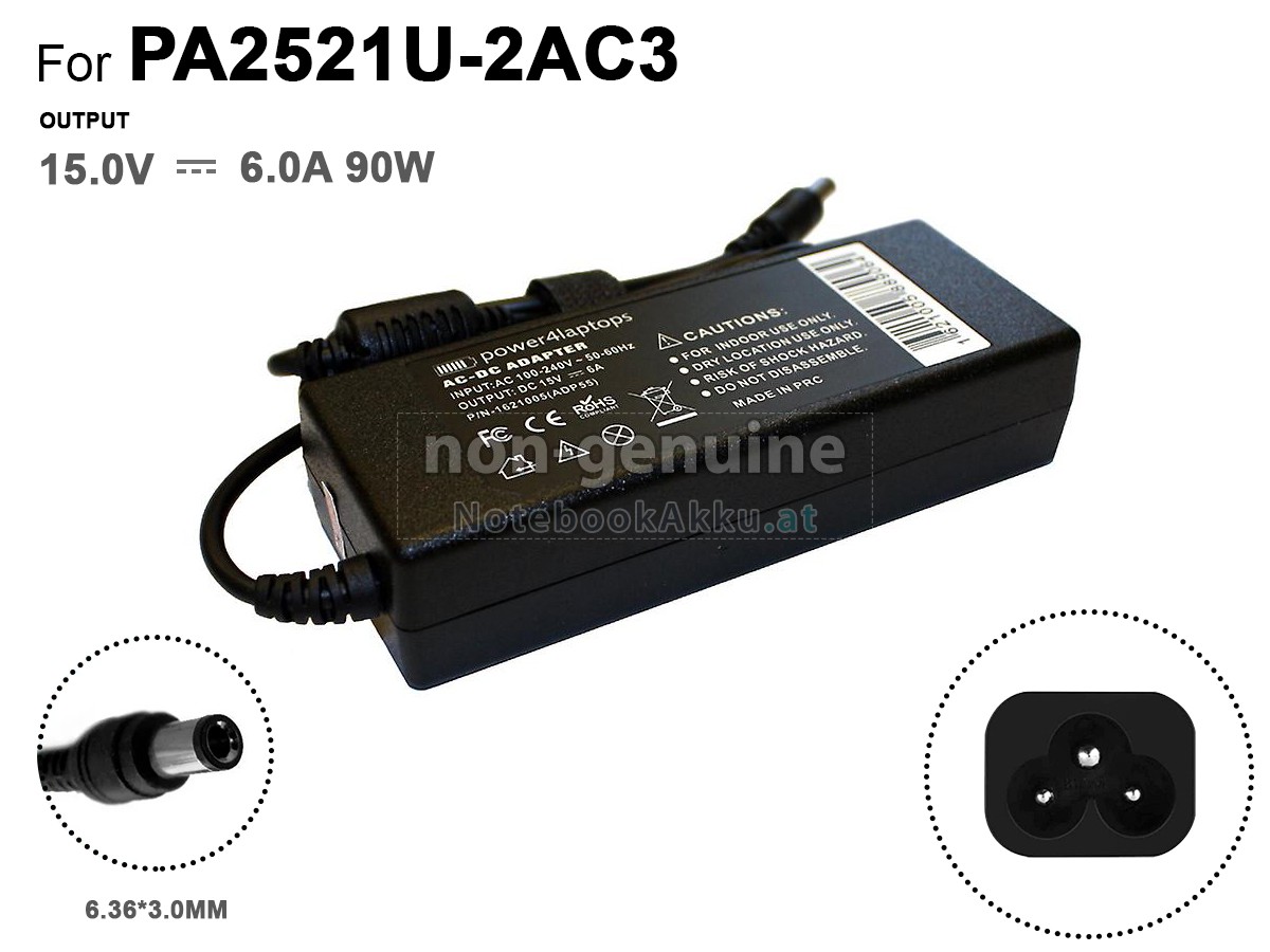 Adapter für Toshiba PA2521U-3ACA