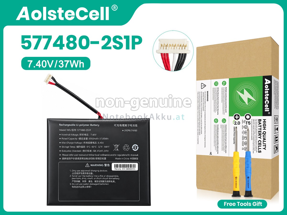 Akku für AolsteCell 577480-2S1P