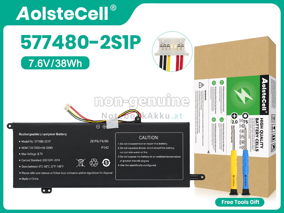 Akku für AolsteCell 577480-2S1P