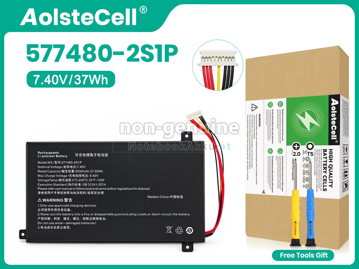 Akku für AolsteCell 577480-2S1P