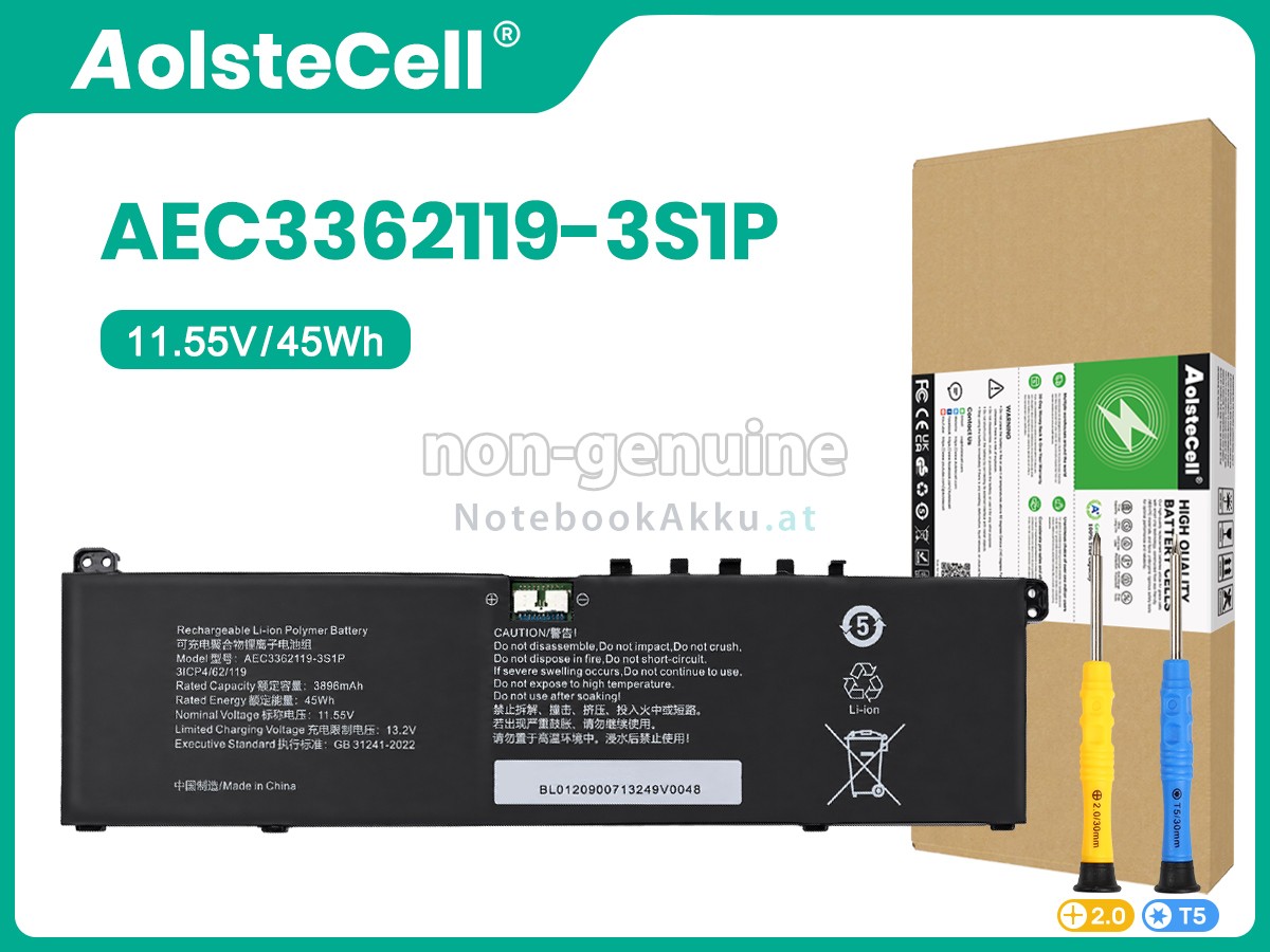 Akku für AolsteCell AEC3362119-3S1P