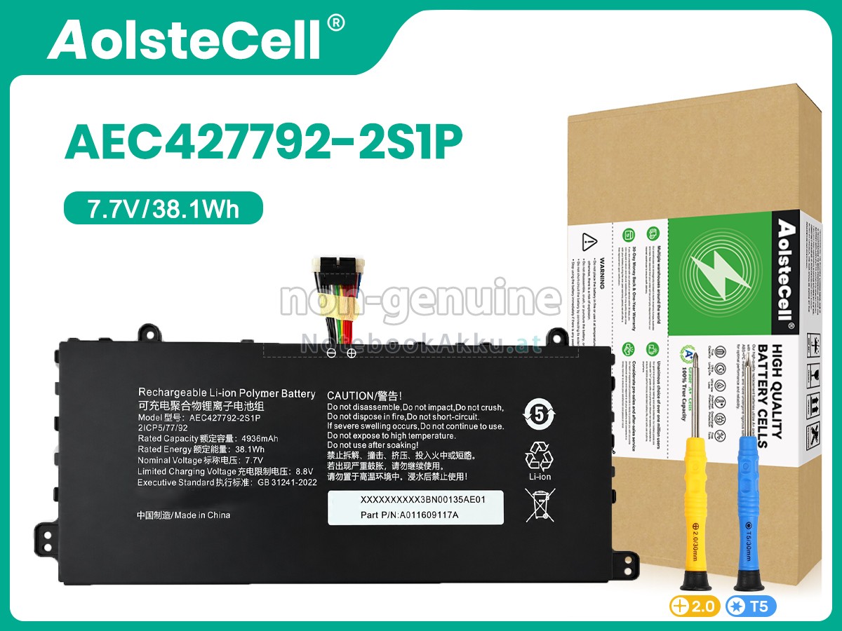 Akku für AolsteCell AEC427792-2S1P