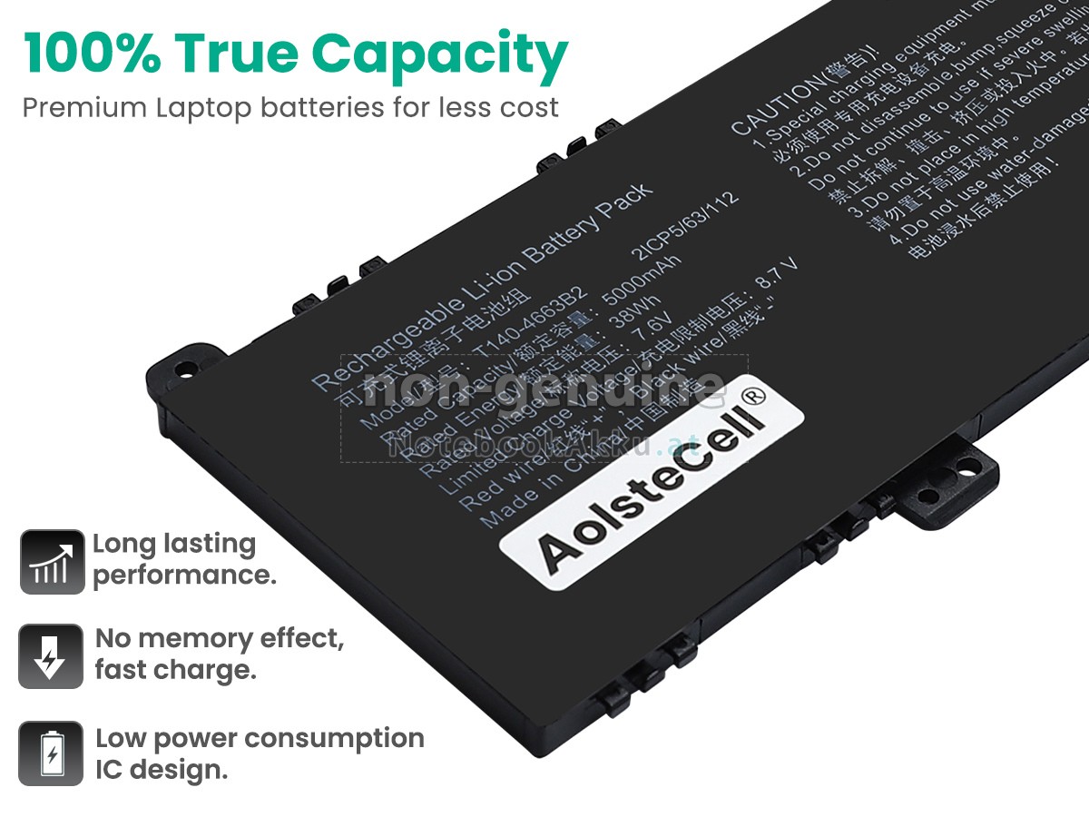 Akku für AolsteCell T140-4663B2