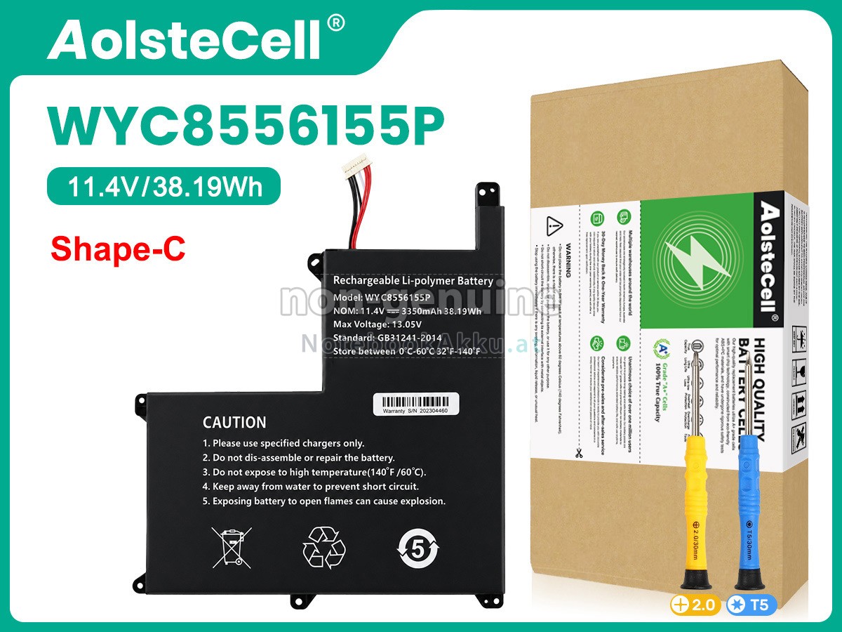 Akku für AolsteCell WYC8556155P