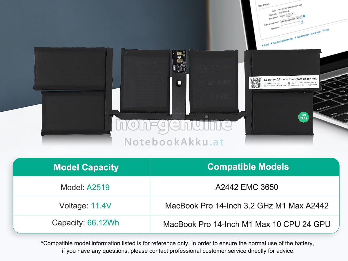Akku für Apple A2519