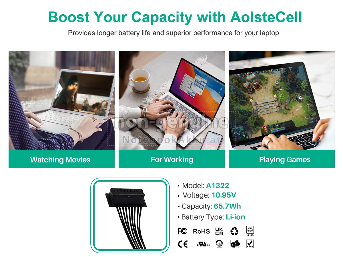 Akku für Apple A1322