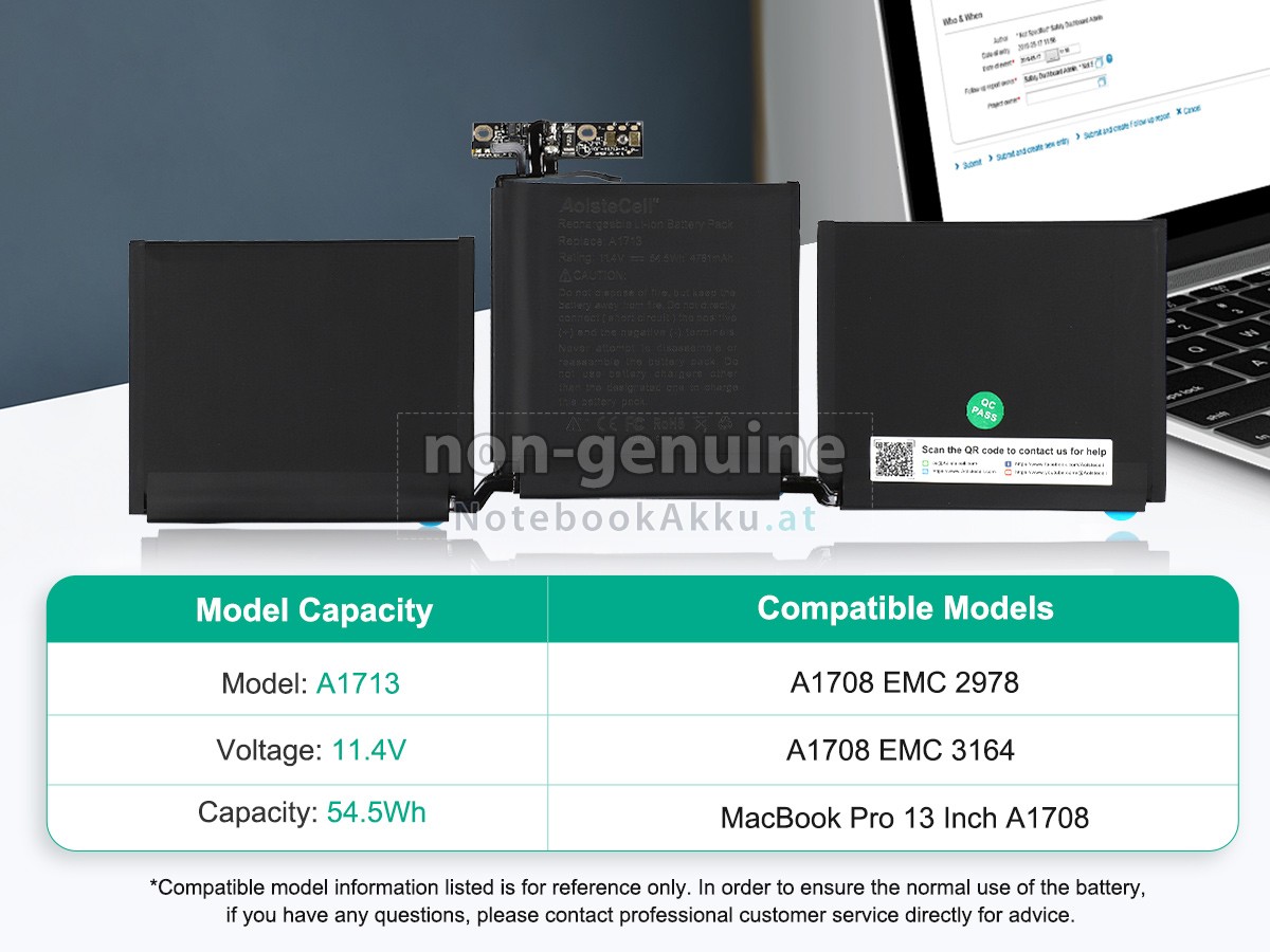 Akku für Apple A1708