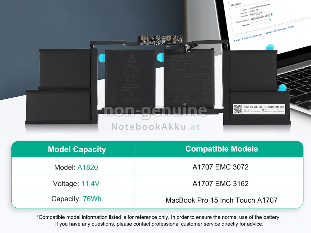 Akku für Apple A1707