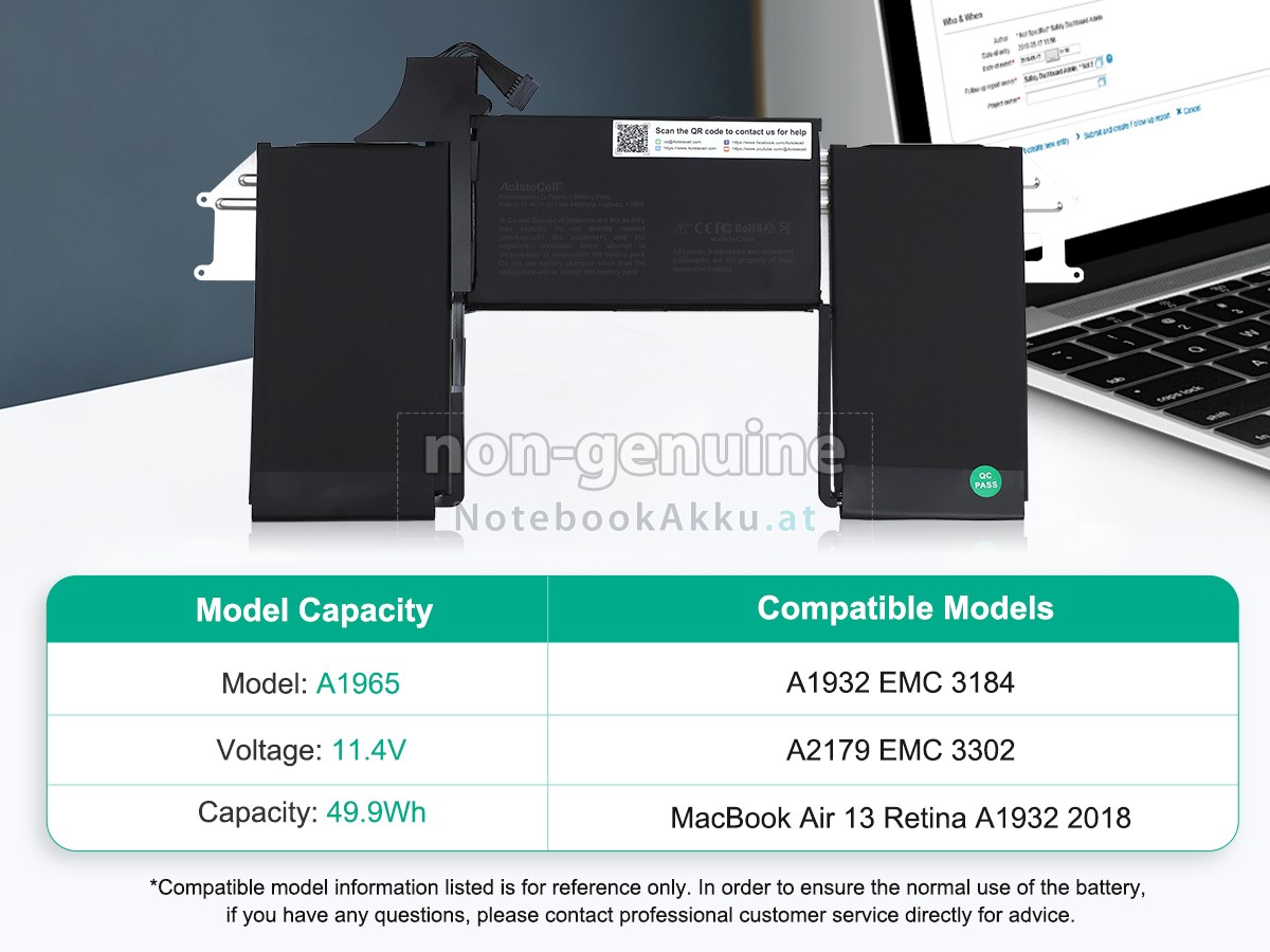 Akku für Apple MVFH2LL/A*
