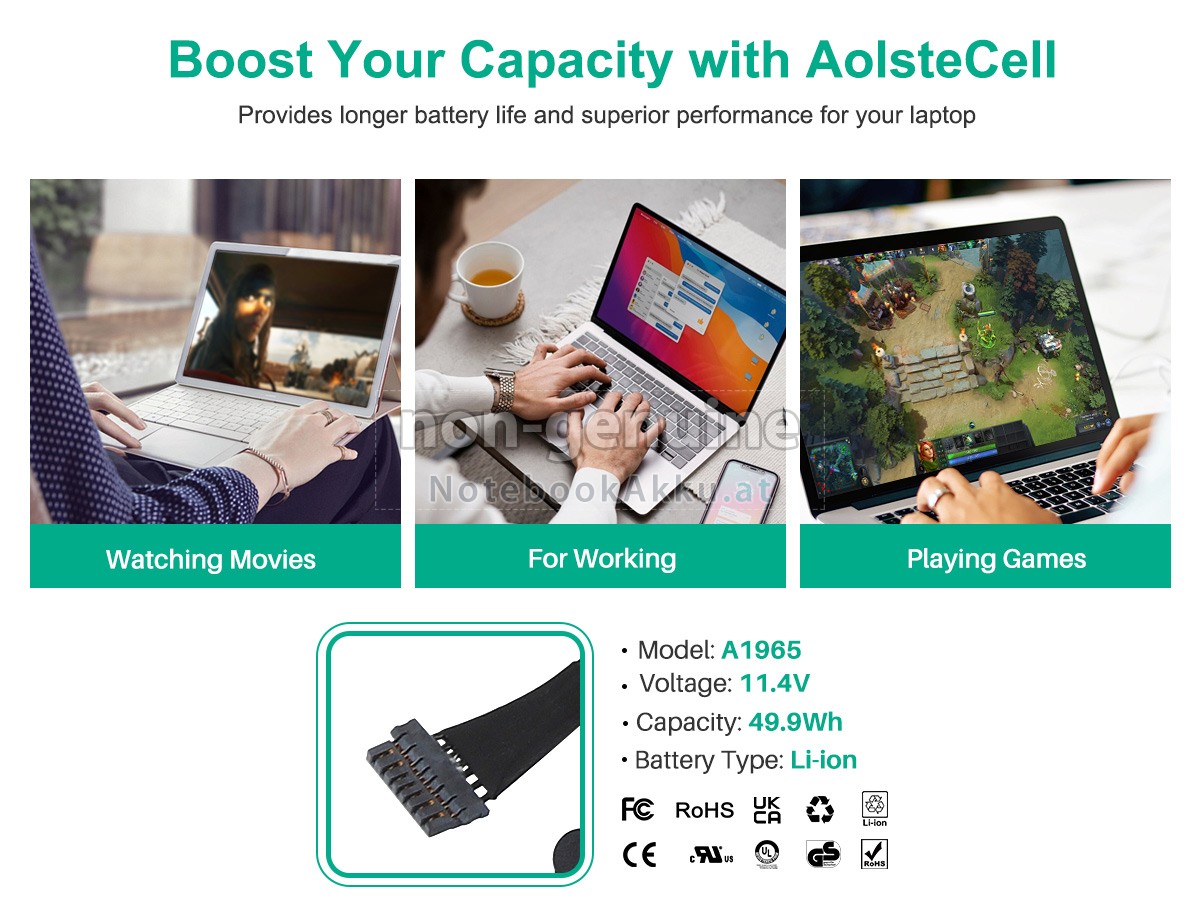 Akku für Apple MVFH2LL/A*