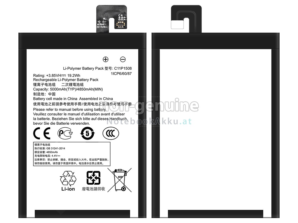 Akku für Asus C11P1508