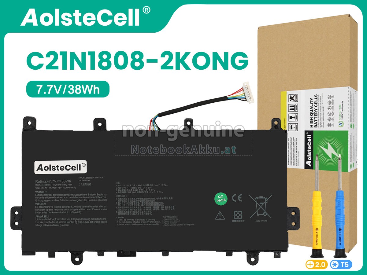 Akku für Asus Chromebook C423NA-EC0352