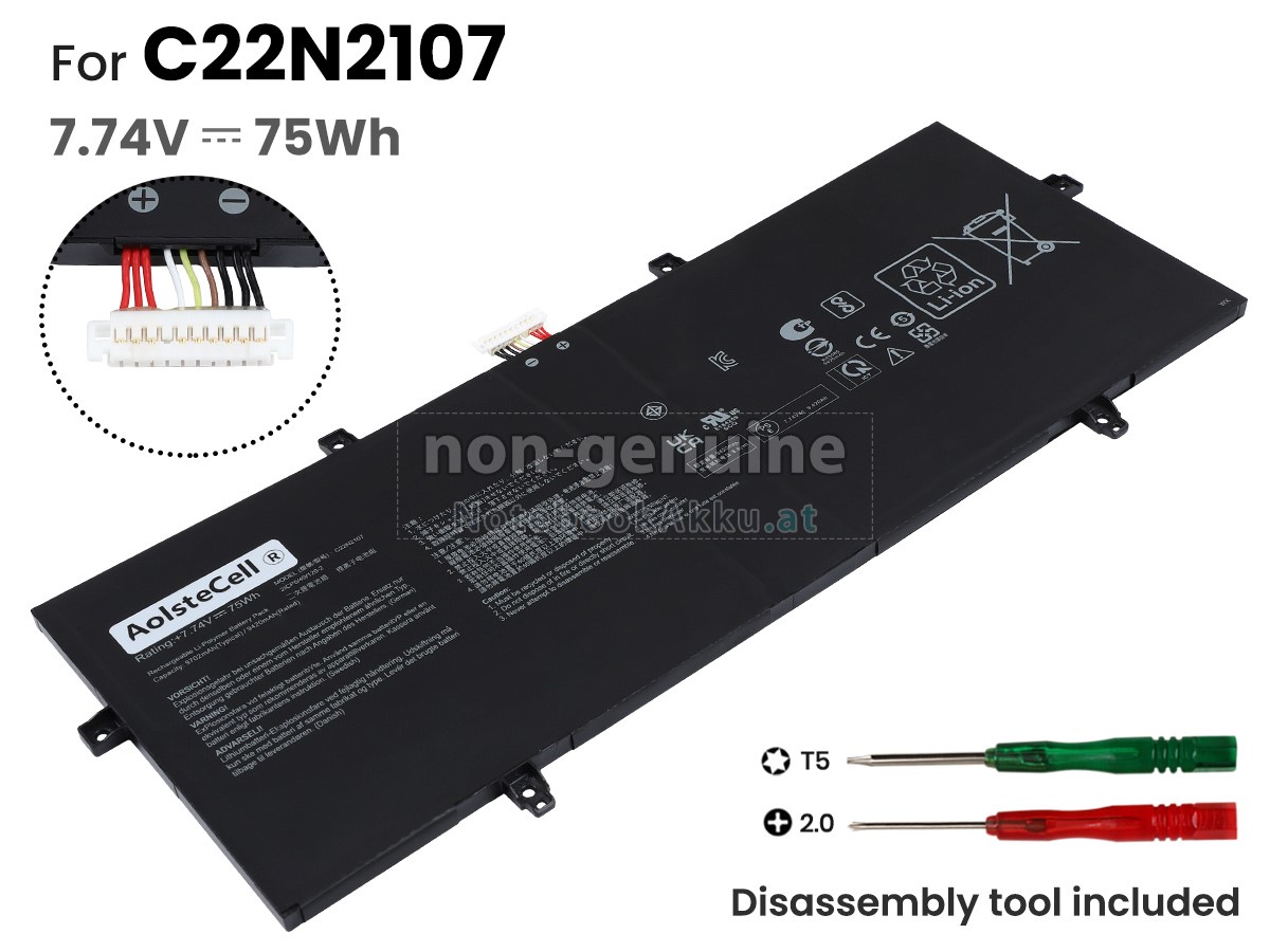 Akku für Asus C22N2107