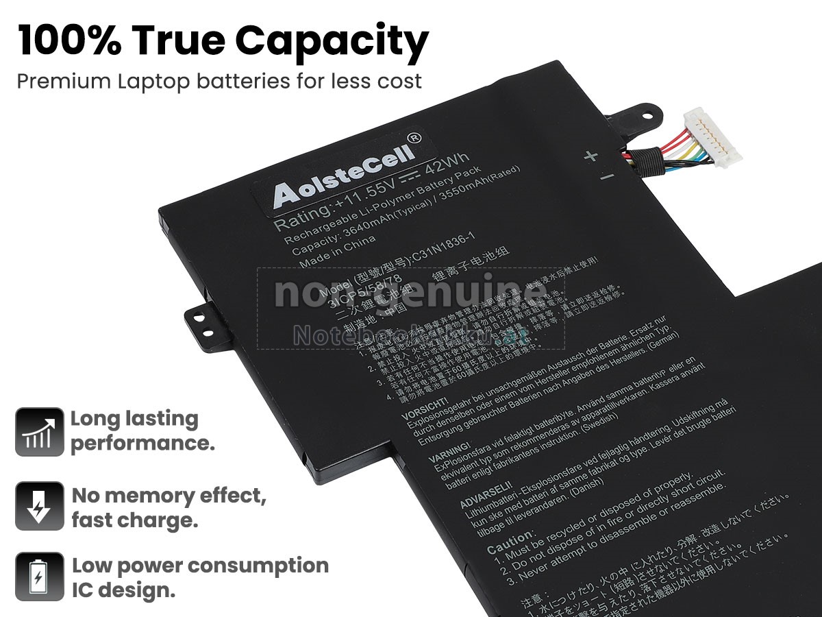 Akku für Asus Chromebook Flip C214MA