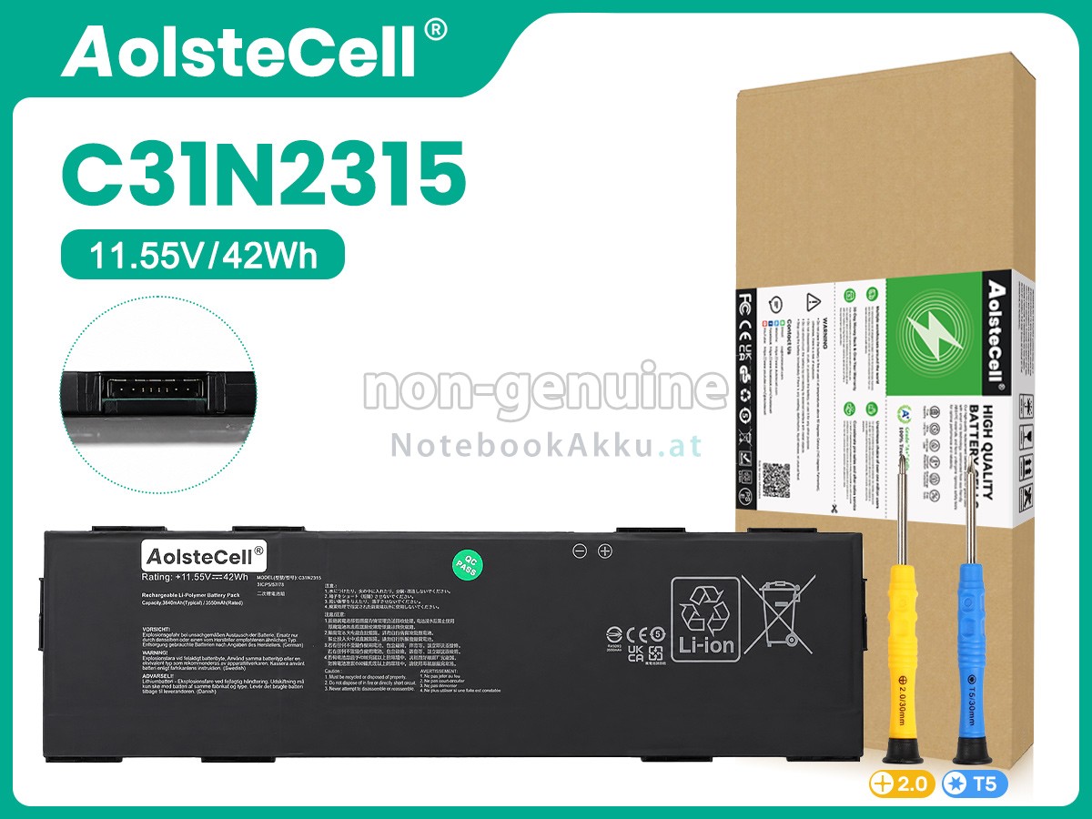 Akku für Asus C31N2315