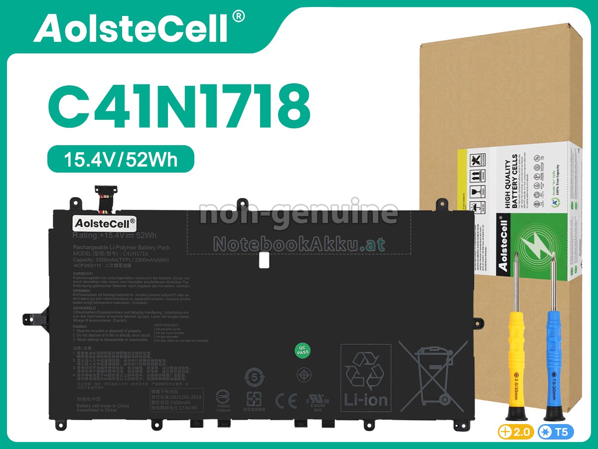 Akku für Asus NOVAGO TP370QL-EL002T