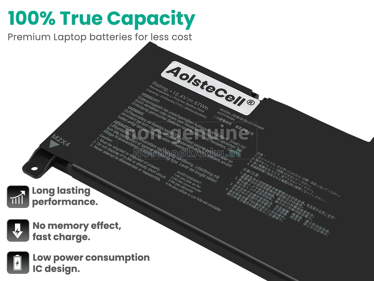 Akku für Asus C41N1809