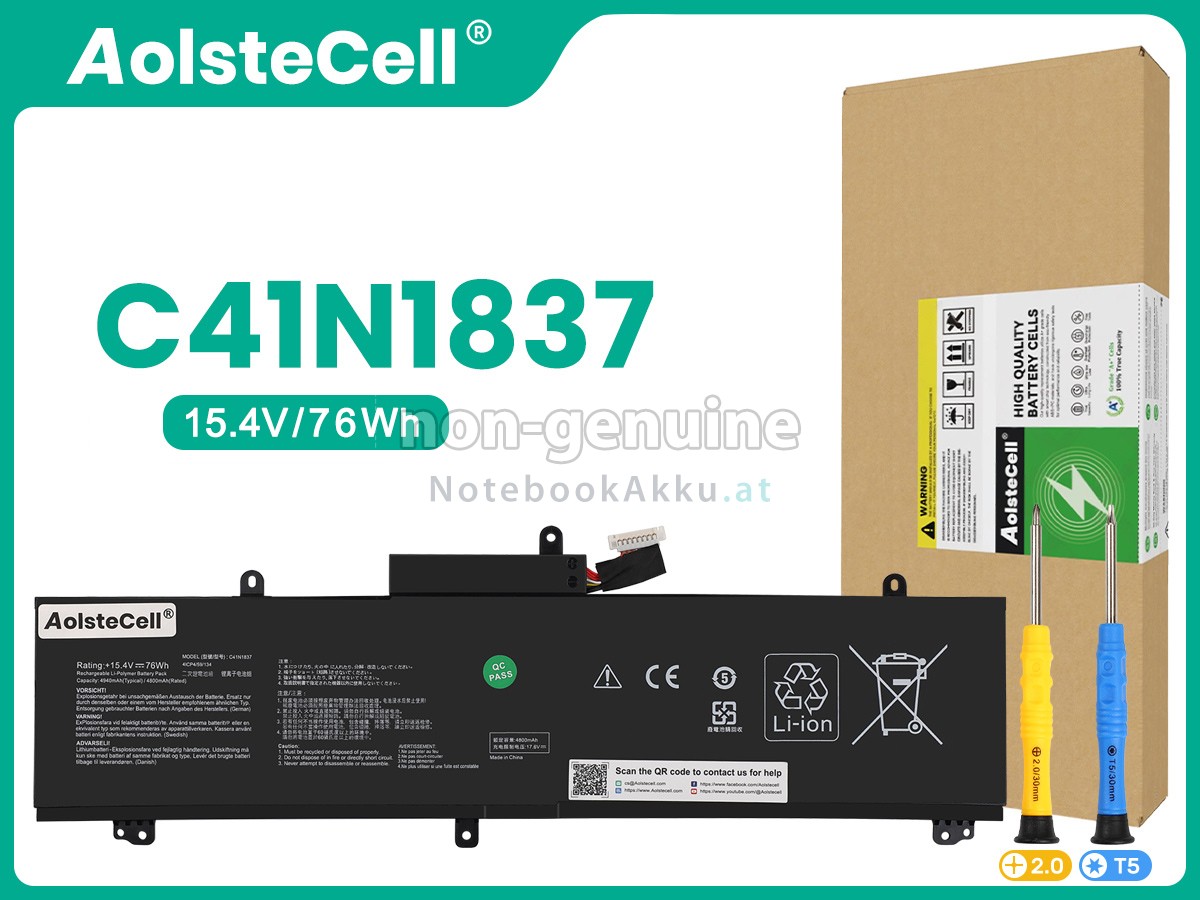 Akku für Asus TUF DASH F15 FX516PR-AZ019T