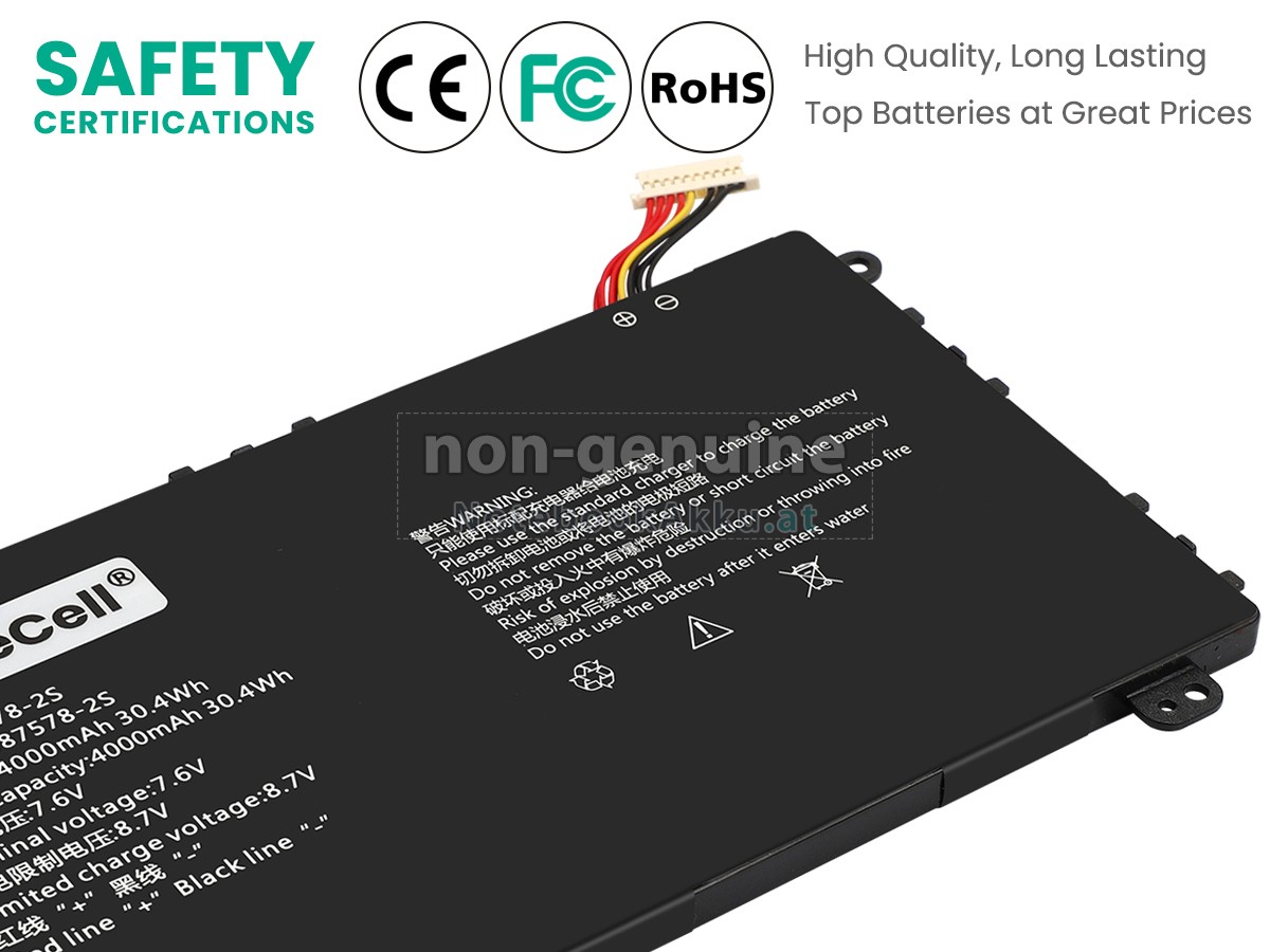 Akku für AXIOO 587578-2S