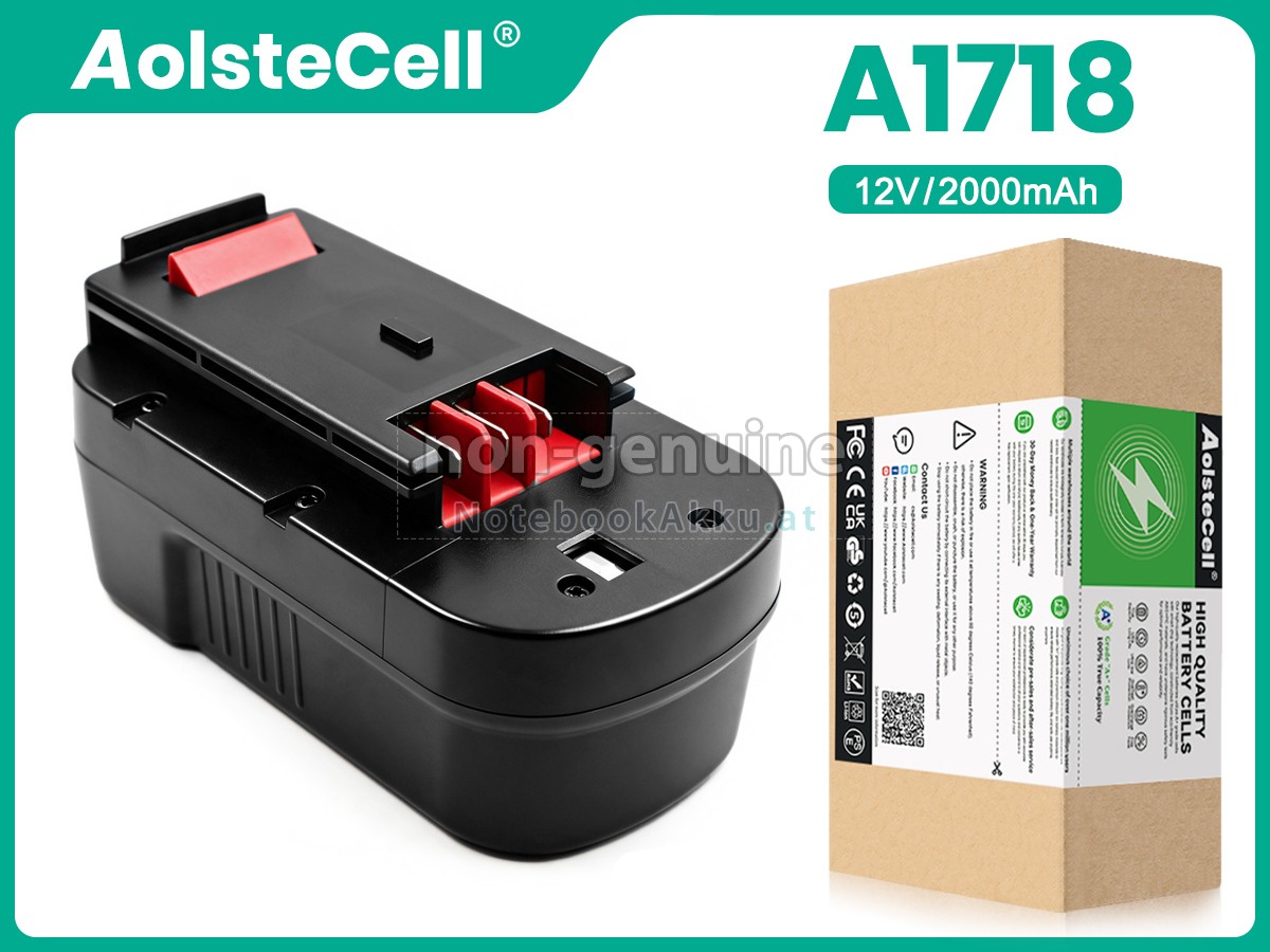 Akku für Black Decker 18V A1718