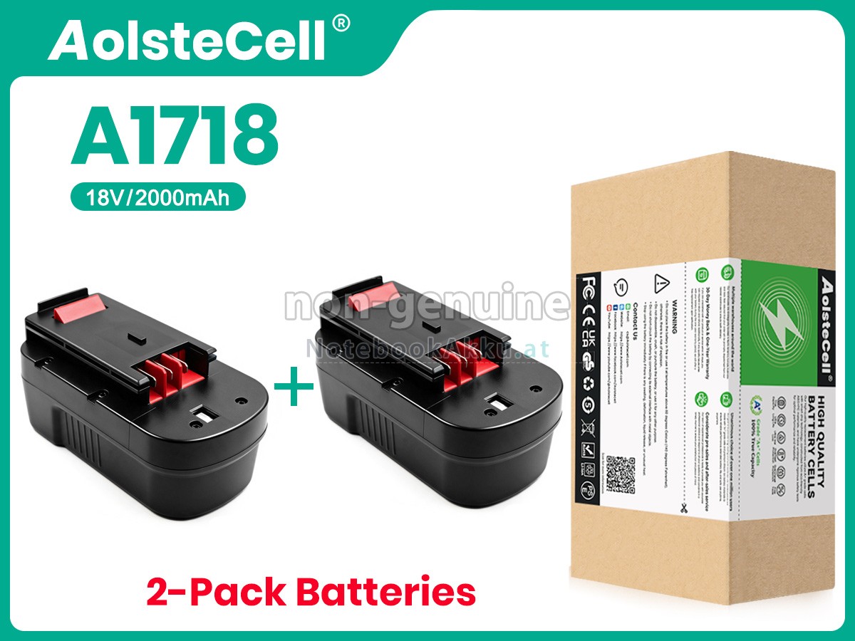 Akku für Black Decker 18V A1718