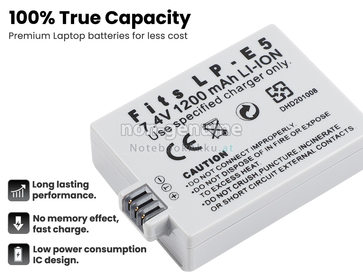 Akku für Canon LP-E5