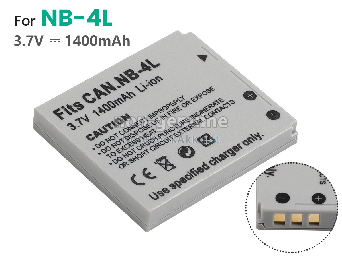 Akku für Canon IXY DIGITAL L4